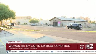 Woman hit by vehicle near 9th Avenue and Buckeye Road