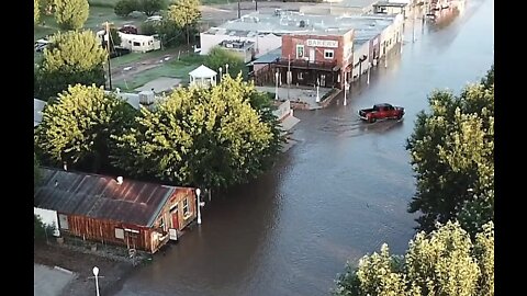 Town of Duncan, Arizona flooded amid monsoon flooding