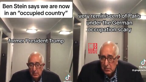 Are We Now Living In An Occupied Country? - Ben Stein Thinks So
