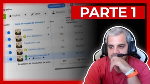 MÉTRICAS DE MINHA CAMPANHA DE PLR COM 1 SEMANA - PARTE 1 | Cortes do Berger