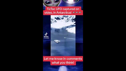 UFO captured in Antarctica