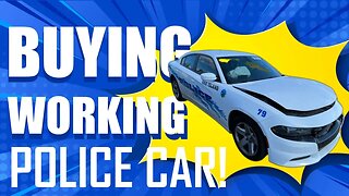 Buying A Fully Functional Police Car at Copart