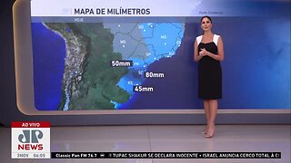 Confira mapa de milímetros de chuvas para Centro-Sul brasileiro | Previsão do Tempo