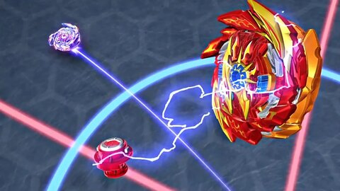 VALT tem VITÓRIA EPICA em cima do HYUGA (beyblade burst surge)