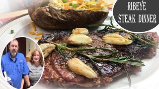 COOK WITH US A Ribeye Steak Dinner