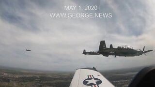 Spirit Over Texoma Flyover B Roll, May 1, 2020