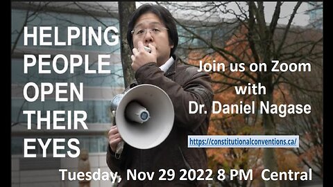 Dr. Daniel Negase Joins Constitutional Conventions for Solutions to combat the Globalists System!