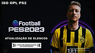 BAIXAR PES 2023 ELENCOS 100% ATUALIZADOS ISO OPL PS2