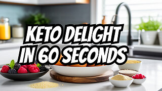 Craving a Keto Delight? Whip it Up in Just One Minute!