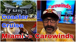 Carowinds Coaster Cruise | Travel From Miami | Spirit? | Fury 325 | Copperhead Strike | Operations?