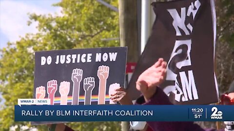 Black Lives Matter Interfaith Coalition rally and collect diapers