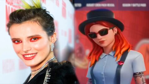 BELLA THORNE WAS IN FORTNITE