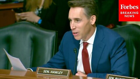 Hawley- 'Bombshell' Whistleblower Allegations Say That CIA Team Was Paid To Suppress COVID-19 Origin