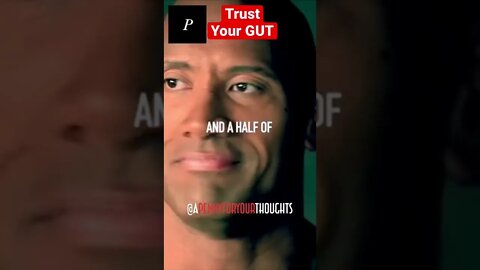 The Rock EXPLAINS Why You Should Trust Your FIRST INSTINCTS #shorts