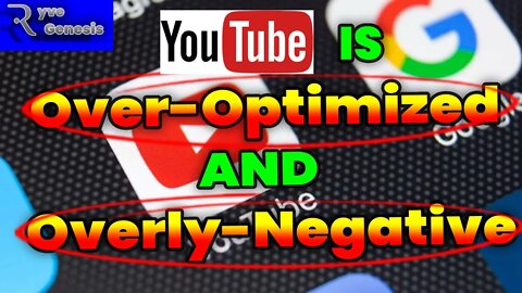YouTube has become Over-Optimized and Unnecessarily Negative | Channel Trailer