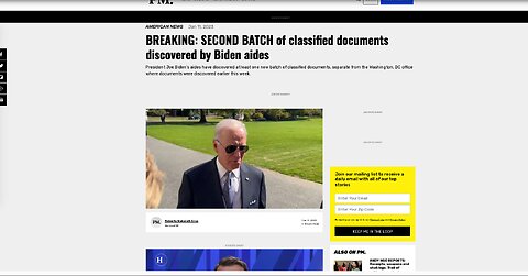 Second "Batch" Of Stolen Biden Documents About UK,Iran And Ukraine Found In Different Location