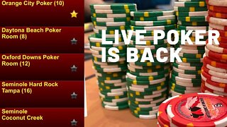 LIVE POKER IS BACK!!! - Kyle Fischl Poker Vlog Ep 49