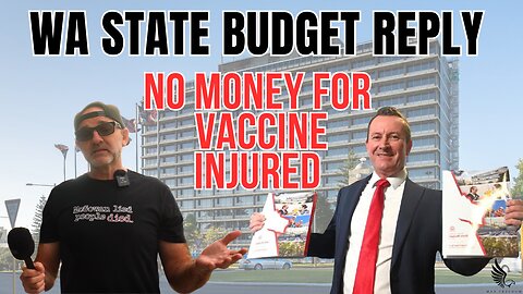WA State Budget Reply - NO MONEY FORE JAB INJURED