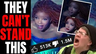 Little Mermaid BACKLASH Gets Worse For Disney | Woke Activists FREAK OUT Over White Ariel Trailer!