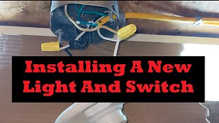 Wiring In A New Light And Switch Off Of An Existing Light