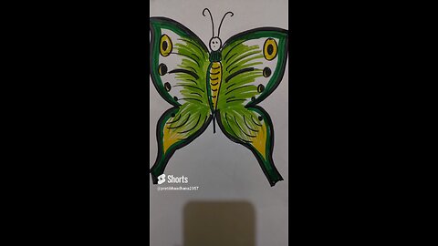 how to draw butterfly easy step by step