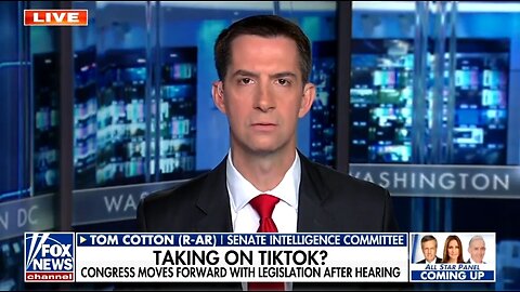 Sen Cotton Explains Why TikTok Should Be Banned