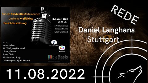 Stuttgart I Rede von Daniel Langhans am 11.08.2022