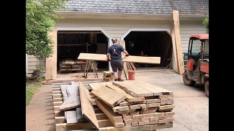 Unloading the Kiln and Breaking Down the Lumber to build 80+ Desks