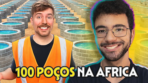 Construí 100 Poços na África - Rk play reage a MRBeast