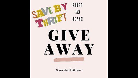 New Year, New Thrift Finds: SaveByThrift Giveaway