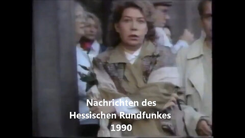 Nachrichten des Hessischen Rundfunkes 1990 "Status Deutschland"