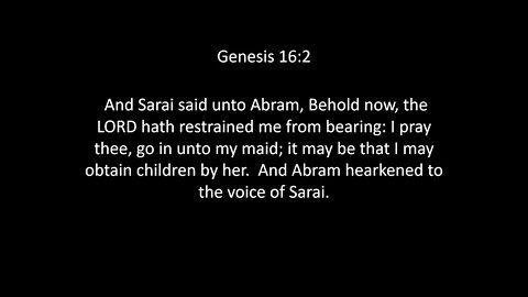 Genesis Chapter 16