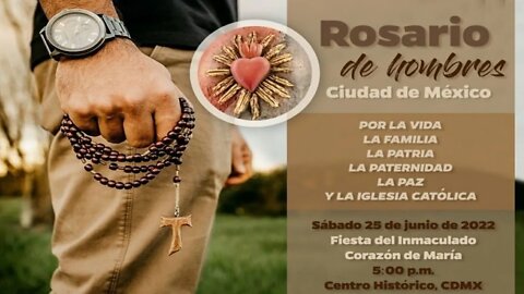 Invitación al Rosario de Hombres en México - P. Javier Olivera Ravasi, SE