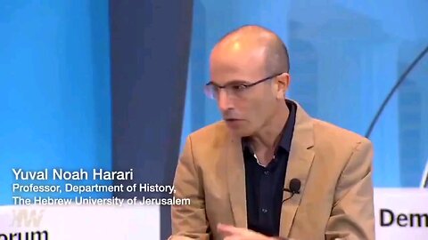 Yuval Noah Harari WEF Bot Explains the Government's Desires to Track Everything About You