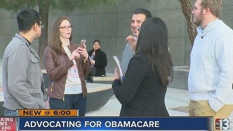 Affordable Care Act supporters advocate for law