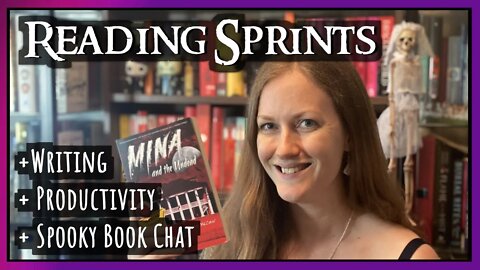 LIVE READING SPRINTS ~ spooky book chat & focused reading / productivity / writing (booktube books)