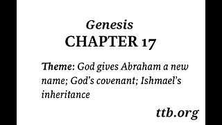 Genesis Chapter 17 ( Bible Study)