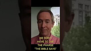Andy Stanley False Teacher Controversy - Doesn't Believe In Using Phrase "The Bible Says"
