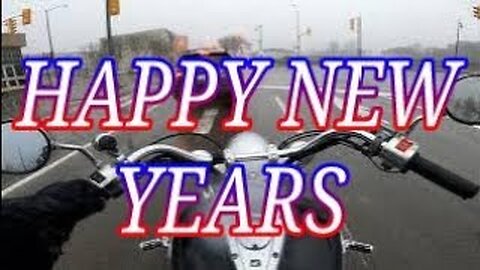 Happy New Years Everyone Just A Short Ride On The Honda VTX On New Years Eve