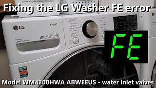 LG Washer FE error