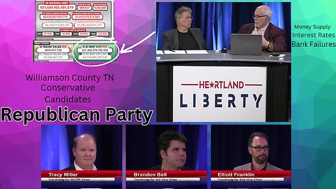 Heartland Liberty Live 3-22-23| Recent Bank failures| Republican Party candidates in Williamson County, TN.