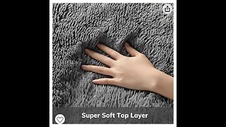 "Ultimate Comfort: Elevate Your Space with this Luxurious Grey Soft Rug from Amazon!"