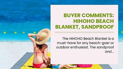 Customer Reviews: HIHOHO Beach Blanket, Sandproof Beach Mat 79" X 83" for 1-3 Adults Waterproof...