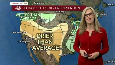 Colorado's long-range weather forecast for the next 30 days