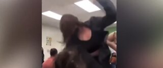 What can Clark County School District teachers do to break up fights?
