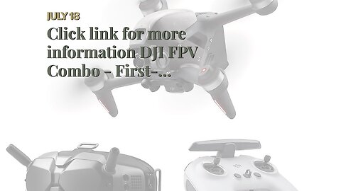Click link for more information DJI FPV Combo - First-Person View Drone UAV Quadcopter with 4K...
