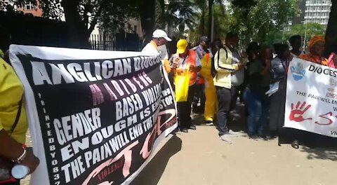 SOUTH AFRICA - Pretoria - Anglican Women's Fellowship protest against gender based violence (Video) (qgc)