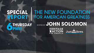 Thursday 6PM ET: Watch 'The New Foundation For American Greatness'
