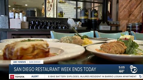 San Diego Restaurant week comes to a close