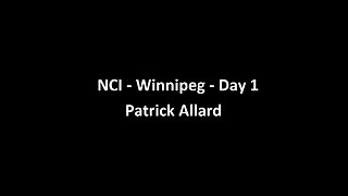 National Citizens Inquiry - Winnipeg - Day 2 - Patrick Allard Testimony